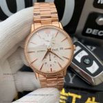 Perfect Replica Piaget Altiplano Rose Gold Diamond Bezel Oyster Band Watch